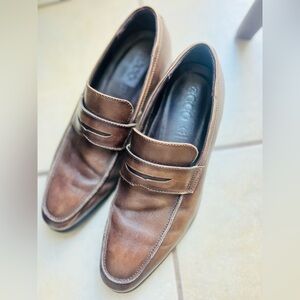 Ecco men’s shoes size 13 brown color great condition